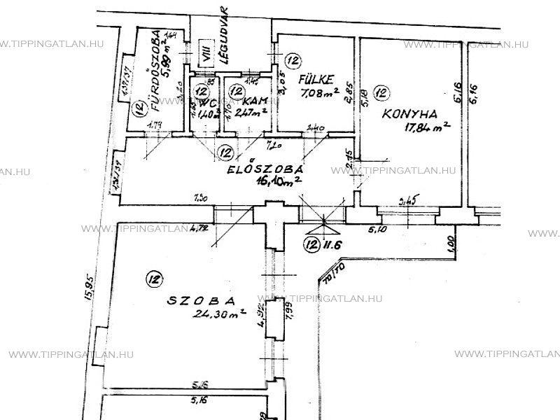 Eladó 75 m2 lakás - Budapest VI.