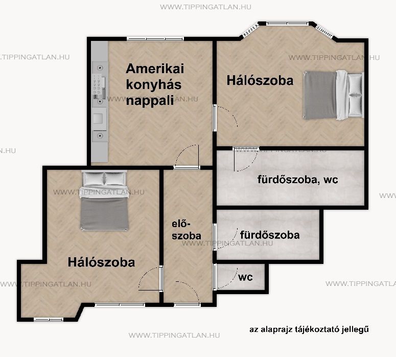 Eladó 73 m2 lakás - Budapest VII.