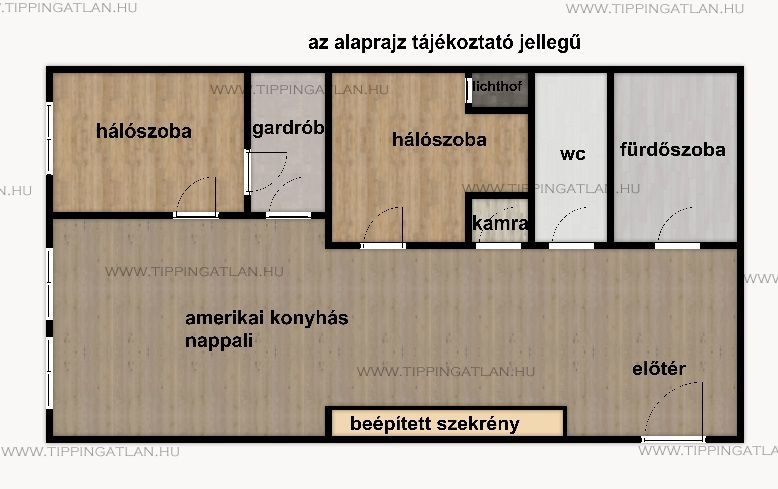 Eladó 70 m2 lakás - Budapest VII.