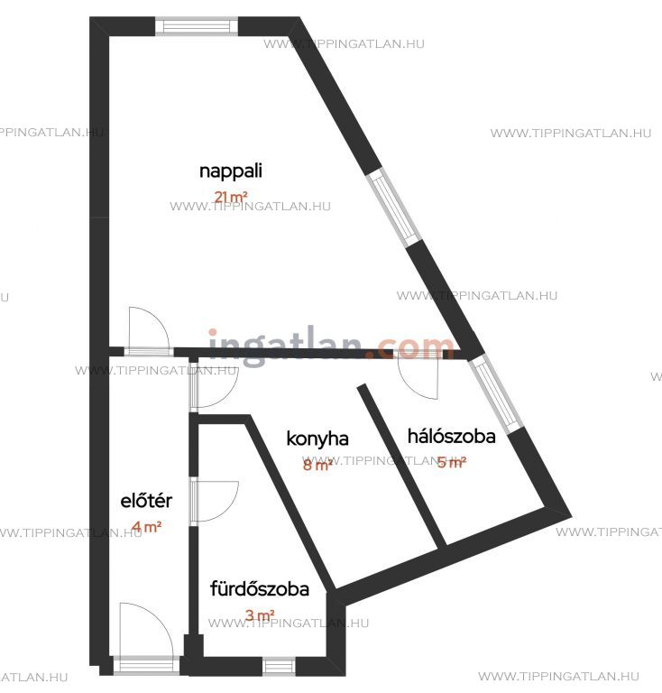 Eladó 41 m2 lakás - Budapest XIII.